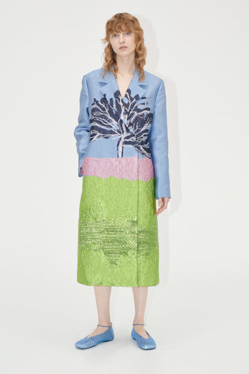 Stine Goya Long Sleeve Straight Coat Coat Tree