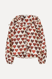 Stine Goya Multi Ruffle Raglan Top Top Hearts