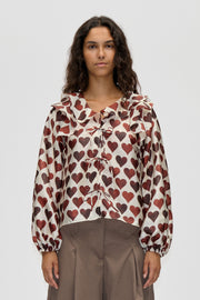 Stine Goya Multi Ruffle Raglan Top Top Hearts