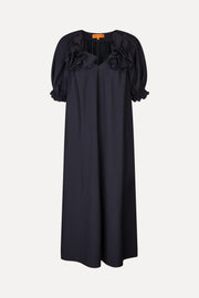 Stine Goya Puff Sleeve Detail Long Dress Dress Midnight Navy