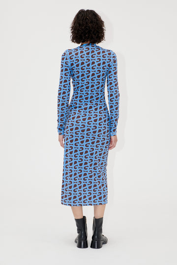 Stine Goya Pullover Long Sleeve Midi Dress Dress SG Logo