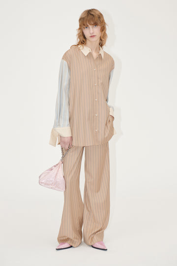 Stine Goya Reversed Wide Leg Pants Pants Multi Stripes
