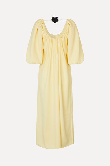Stine Goya Romantic Voluminous Sleeve Dress Dress Pastel Yellow