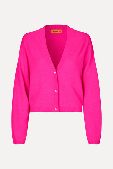 Stine Goya SGSuanne Cardigan Knit Fuchsia