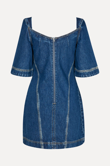 Stine Goya SGYvonne Denim Dress Dress Trompe L'oeil