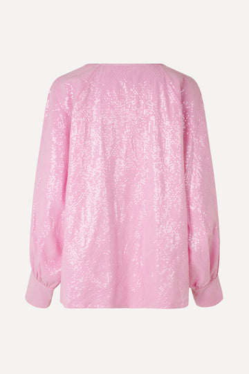Stine Goya Sandrine Blouse Top 4097 Liquified Grid Pink