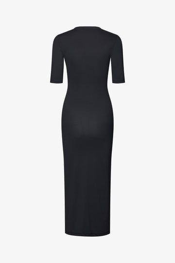 Stine Goya Short Sleeve Crewneck Midi Dress Dress The Rose