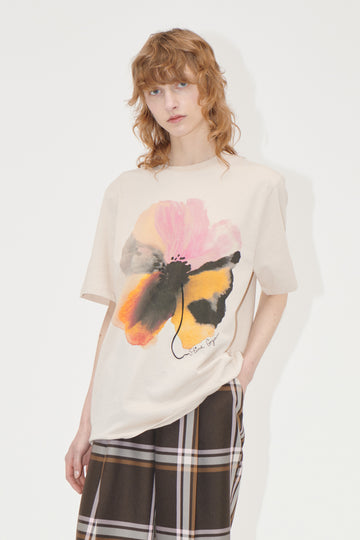 Stine Goya Short Sleeve T-shirt Top Pastel Petals