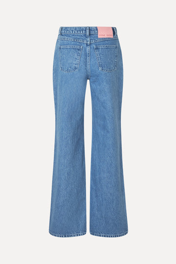 Stine Goya Straight Leg Long Pants Pants Denim Blue