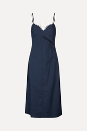 Stine Goya Strap Eyelet Midi Dress Dress Cherries On A Paisley