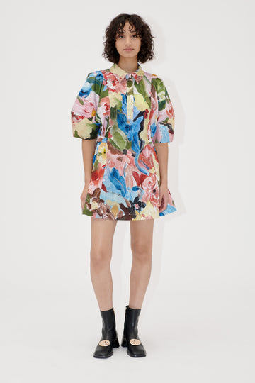 Stine Goya Structured Sleeve Mini Dress Dress Loves Me, Loves Me Not