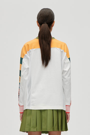 Stine Goya Sweatshirt Pullover Top Multi Colored Stripe