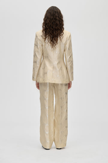 Stine Goya Tailored Long Pants Pants Porcelain Cream