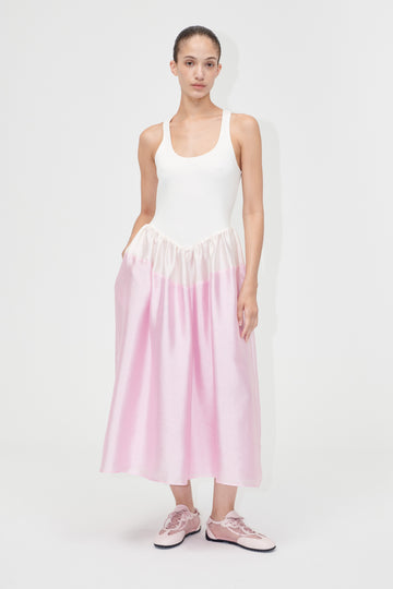 Stine Goya Tank Hybrid Long Dress Dress Pastel Pink