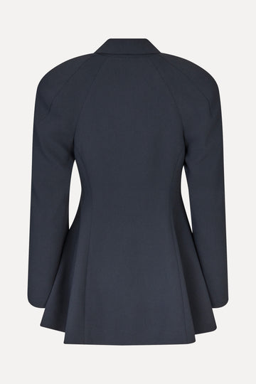 Stine Goya Voluminous Mini Coat Dress Coat Black
