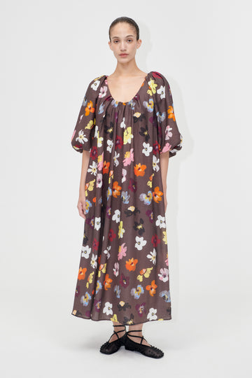 Stine Goya Voluminous Puff Sleeve Dress Dress Wild Flowers
