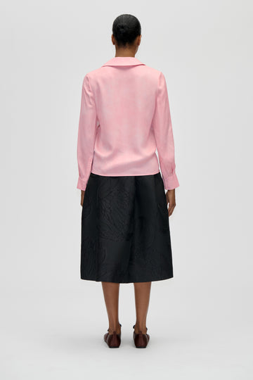 Stine Goya Wide Point Collar Shirt Top Swans
