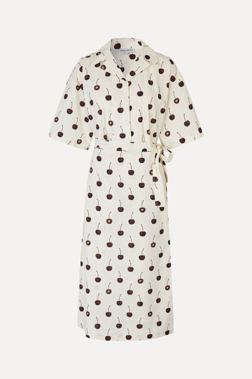 Stine Goya Workwear Midi Dress Dress Cherries